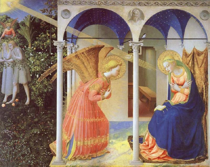 Fra Angelico Detail of the Annunciation Germany oil painting art